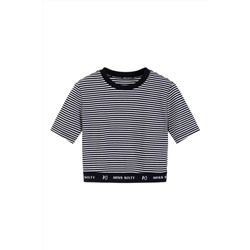 Crop top Negro y blanco