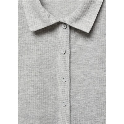 Camisa punto canalé