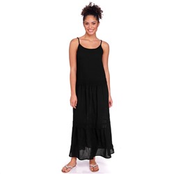 Damen Maxikleid in Crepp-Optik