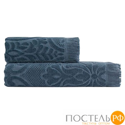 Полотенце Arya Жаккардовое 50X90 Аmber Синий Синий