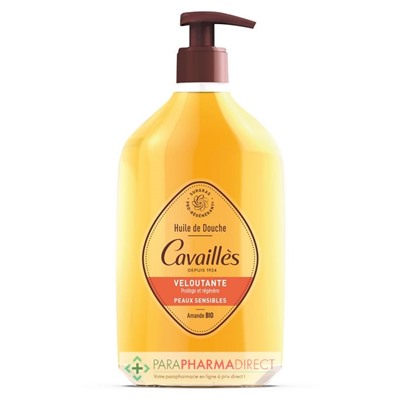 Cavaillès Huile de Douche - Veloutante - Peaux Sensibles - Amande BIO 750ml