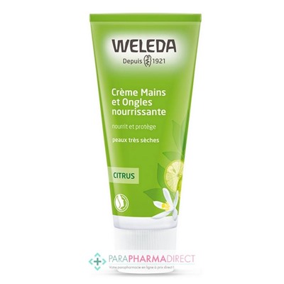Weleda Citrus Crème Mains et Ongles Nourrissante BIO 50ml