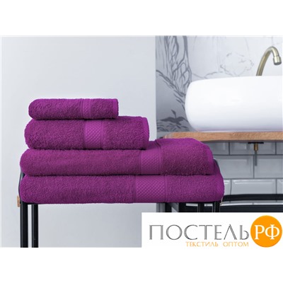 Полотенце Arya Однотонное 30X50 Miranda Soft Фуксия