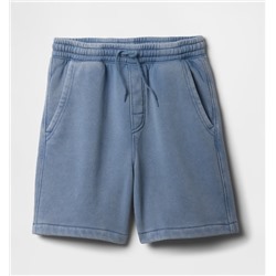 Kids Washed-Fleece Pull-On Shorts