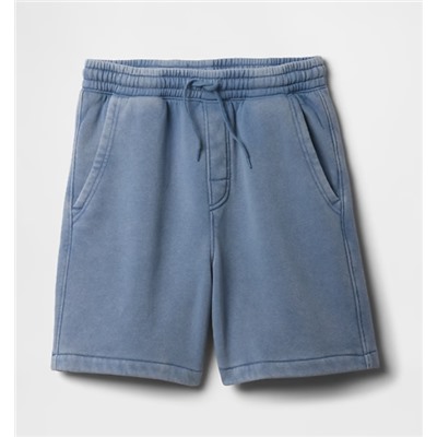 Kids Washed-Fleece Pull-On Shorts