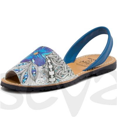 Avarca menorquina, ZAPATO SEÑORA PIEL