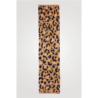 Bufanda alargada animal print