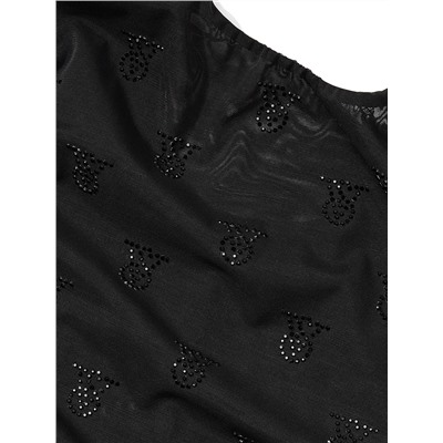 VERY SEXY Shine Mesh Sheer Tank Bodysuit