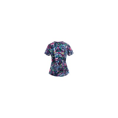 WonderWink Scrubs WonderFLEX Lady Fly By Print Top