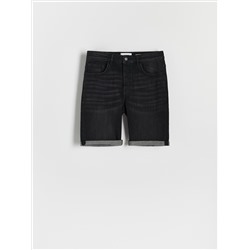 Shorts aus Denim im Slim-Fit