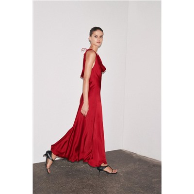 ZW COLLECTION LONG SATIN DRESS