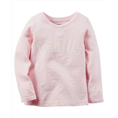 Long-Sleeve Genius Graphic Tee
