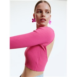 Crop Top mit offenem Rücken