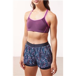 Мягкий спортивный бюстгальтер Adia Plum