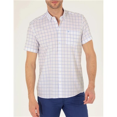 Mavi Regular Fit Kısa Kollu Gömlek