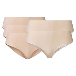 ESMARA® Lingerie ESMARA® Lasercut-Hipster Damen, 5 Stück, 2x mit eleganter Spitze, mit Elasthan