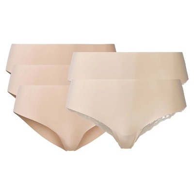ESMARA® Lingerie ESMARA® Lasercut-Hipster Damen, 5 Stück, 2x mit eleganter Spitze, mit Elasthan