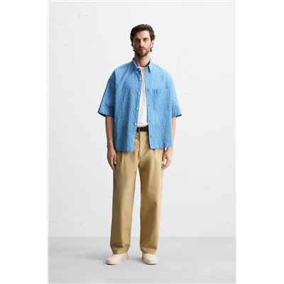 CAMISA CUADROS TEXTURA