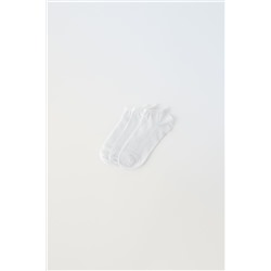 THREE-PACK OF BASIC ANKLE SOCKS