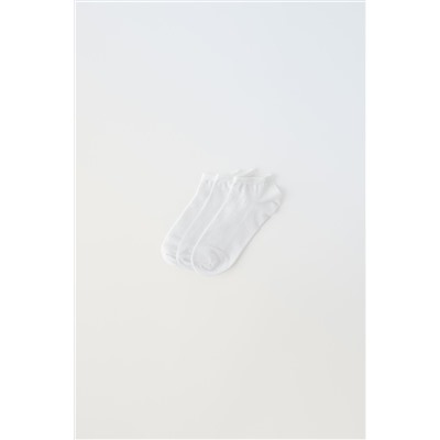 THREE-PACK OF BASIC ANKLE SOCKS