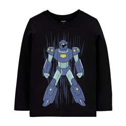 Carter's | Toddler Robot Jersey Tee