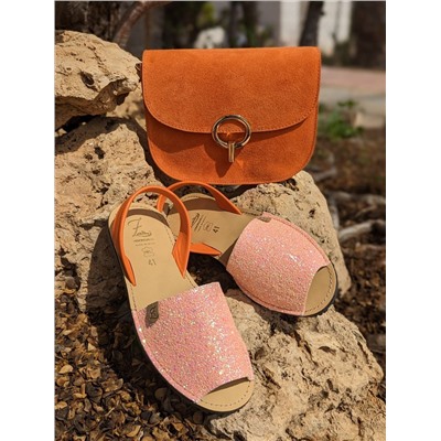 AB. Zapatos 320-5 buble+AB.Z PELLE Djuli ser (410) naranja АКЦИЯ