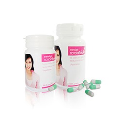 БАД для женщин с пуэрарией мирифика Guao Krua Bio от Yanhee Hospital 100 капсул / Yanhee Hospital Ya Capsule Guao Krua Bio 100 caps