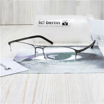IB00027 - Оправа ic!Berlin M553 gun metal + футляр
