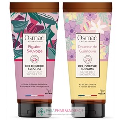 Osmaé DUO Gels Douche - Figuier Sauvage 200ml + Douceur de Guimauve 200mlLot  × 2