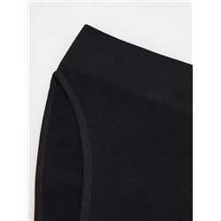 Slips aus Rippstrickjersey