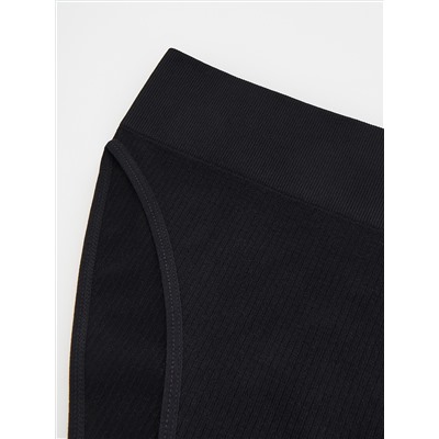 Slips aus Rippstrickjersey