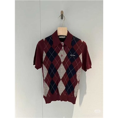 Трикотажное поло   🩷  Экспорт MI*U MI*U