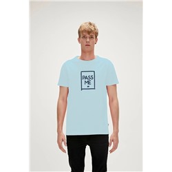 Bad Bear, Pass Me T-shirt Gök Mavi Baskılı Erkek Tişört