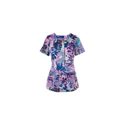 koi Scrubs Bora Bora Print Top