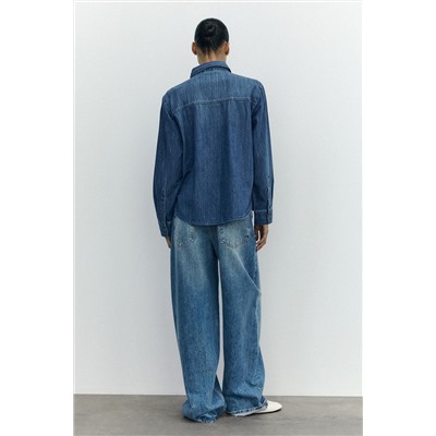TRF RELAXED OVERSIZE MID-WAIST JEANS