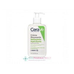 Cerave Crème Moussante Nettoyante Hydratante - Peaux Normales à Sèches 236ml