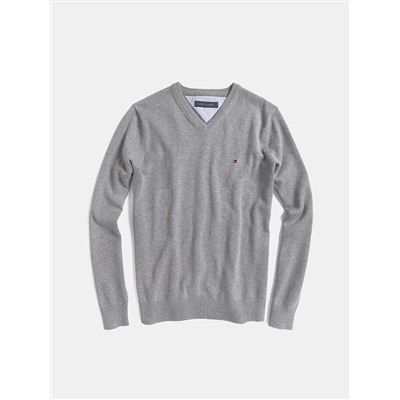 TOMMY HILFIGER ESSENTIAL V-NECK SWEATER