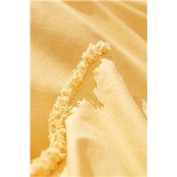 Sona King Size Püsküllü Nevresim Takımı - Sarı