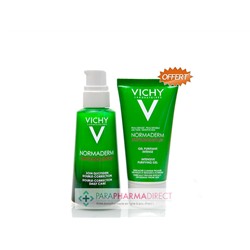 Vichy Normaderm Phytosolution Soin Quotidien Double-Correction 50ml + Gel Nettoyant 50ml OFFERT