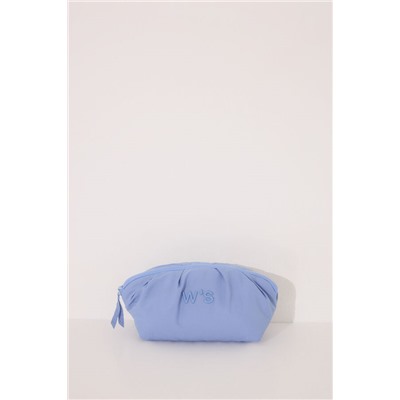 Neceser grande nube nylon azul