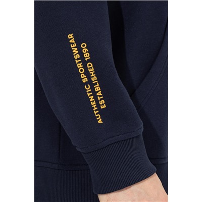 Erkek Lacivert Kapüşonlu Sweatshirt