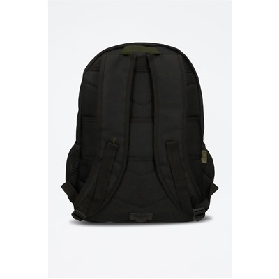 Mochila Luca Negro y caqui