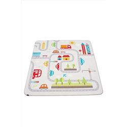 HAMUR Road 150x150 cm Oyun Matı Bebek Ve Çocuk Halısı Yollar Arabalar E20BC0850225HM