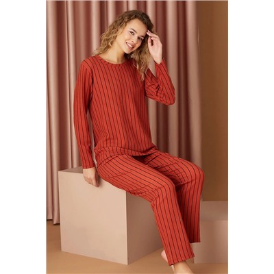 Siyah İnci Krinkıl Kumaş Likralı Pijama Takım 22260668