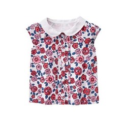 Floral Poplin Top