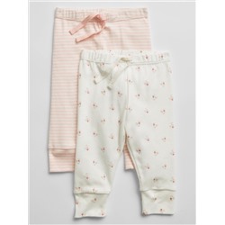 Baby Print Pull-On Pants (2-Pack)