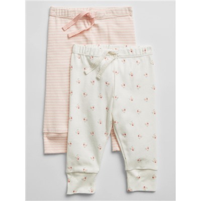 Baby Print Pull-On Pants (2-Pack)