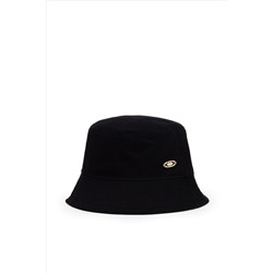 Kadın Siyah Bucket Şapka