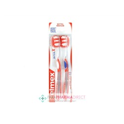 Elmex Anti-Caries Brosse à Dents InterX Médium x2Lot  × 2