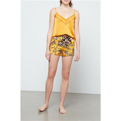 Top lencero Coco Mostaza y ocre